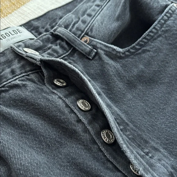 AGOLDE 90’S MID RISE BAGGY STRAIGHT LEG JEANS - Picture 7 of 7